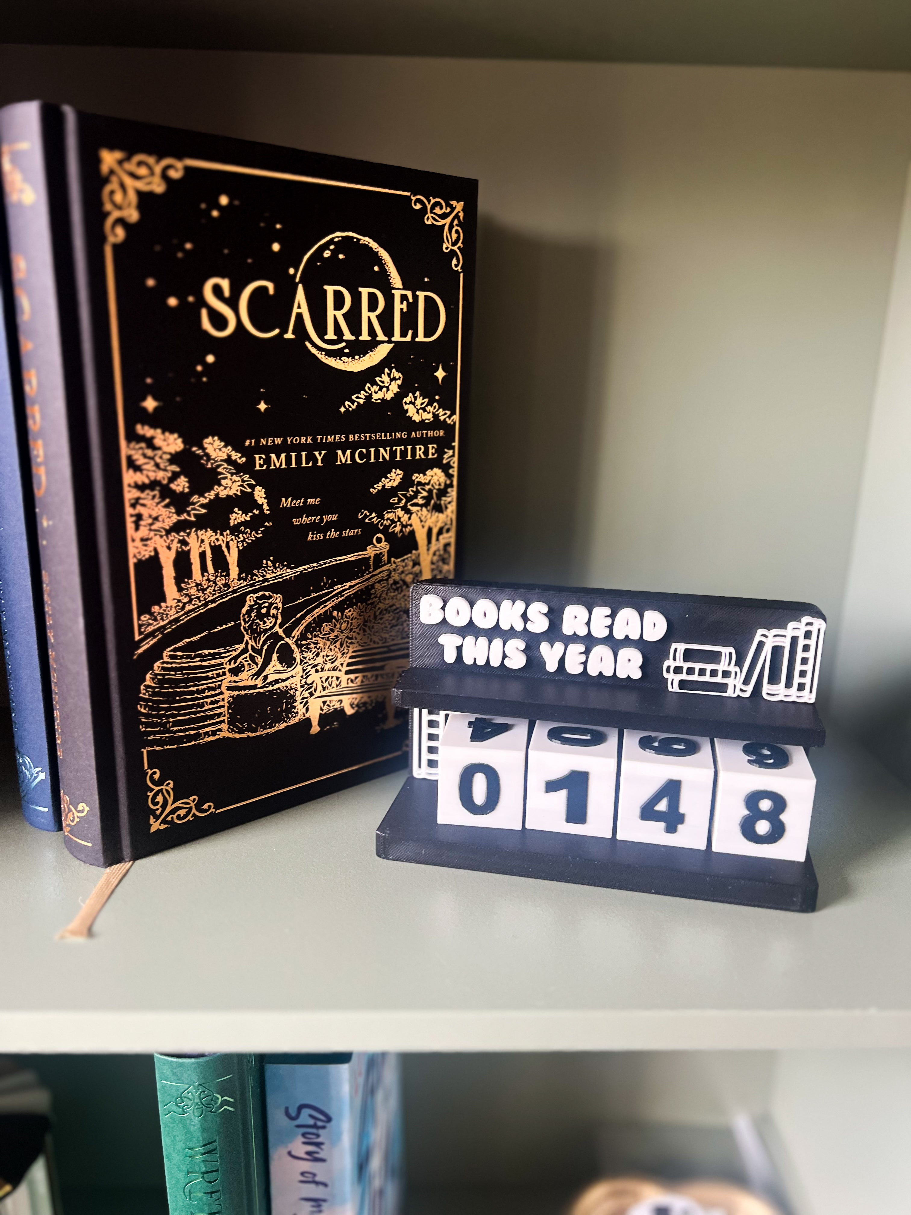Books Read This Year Tracker - 3 Colors!