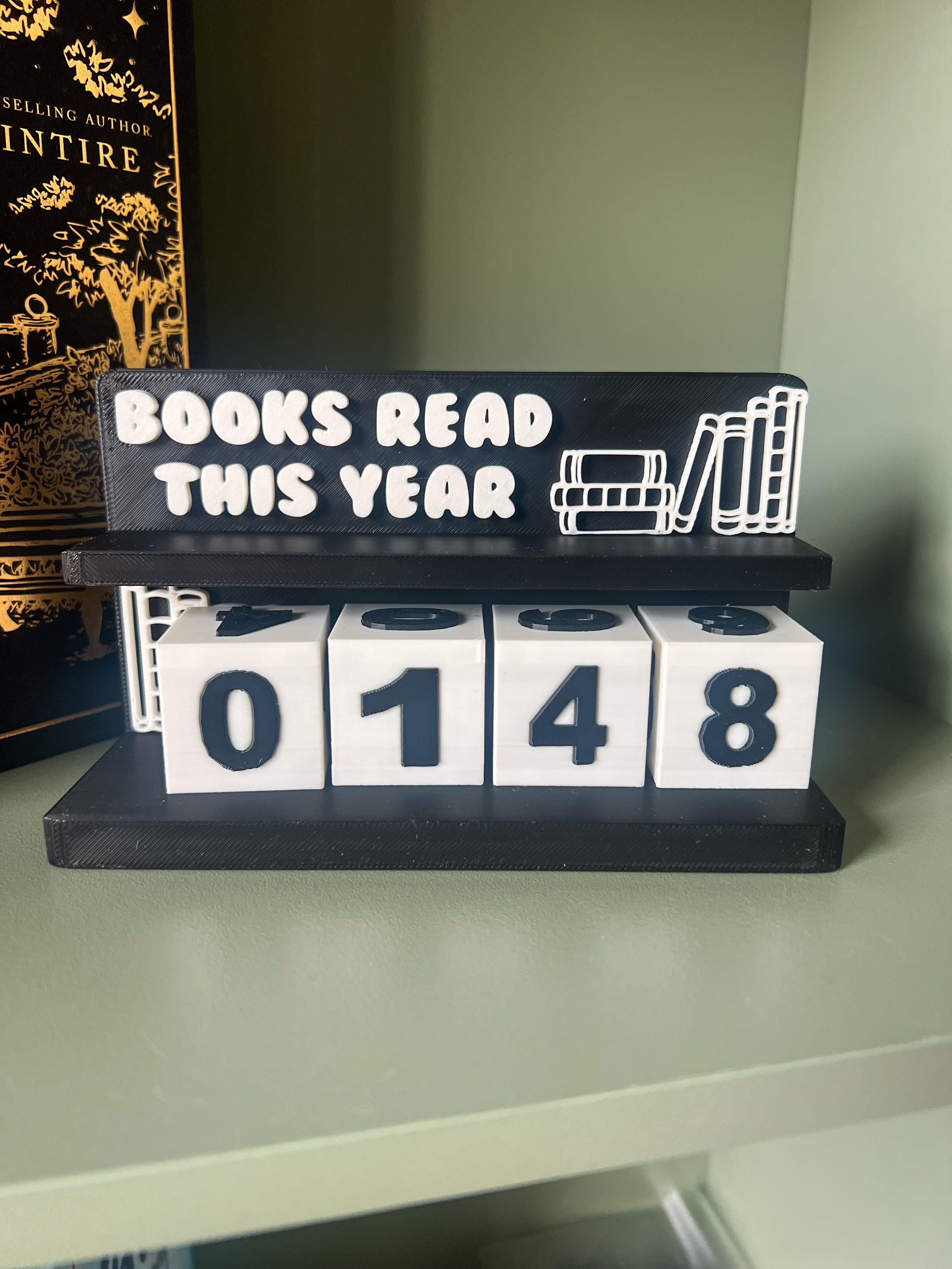 Books Read This Year Tracker - 3 Colors!