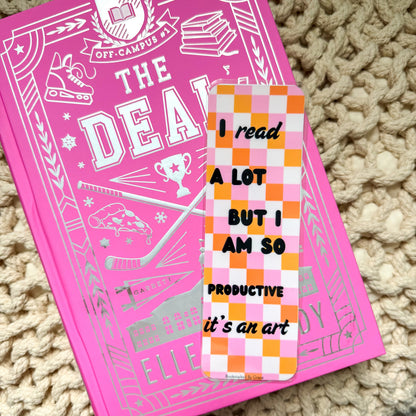 I Read A Lot Bookmark