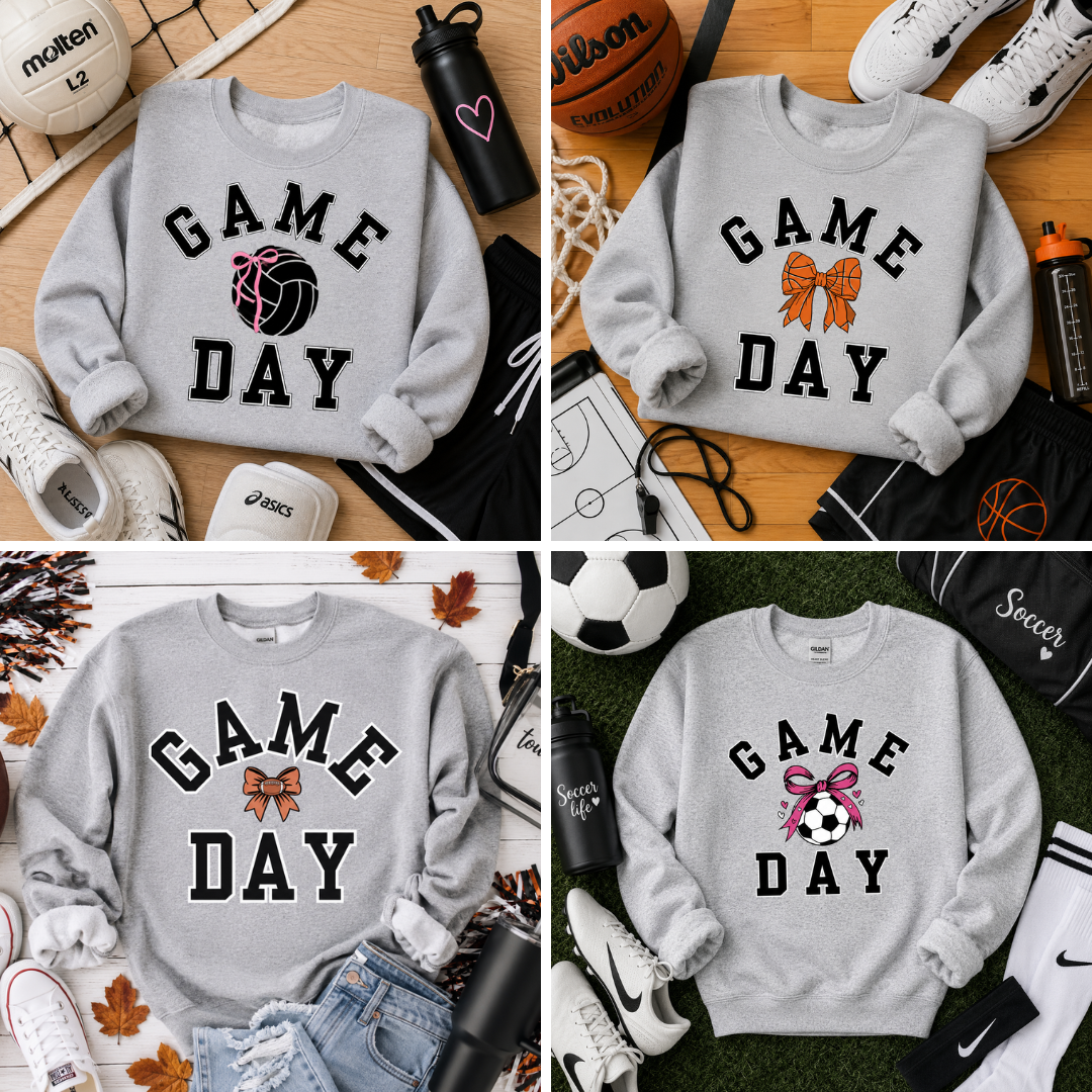 Game Day Sweatshirt - Choose Your Sport | 8 Options!