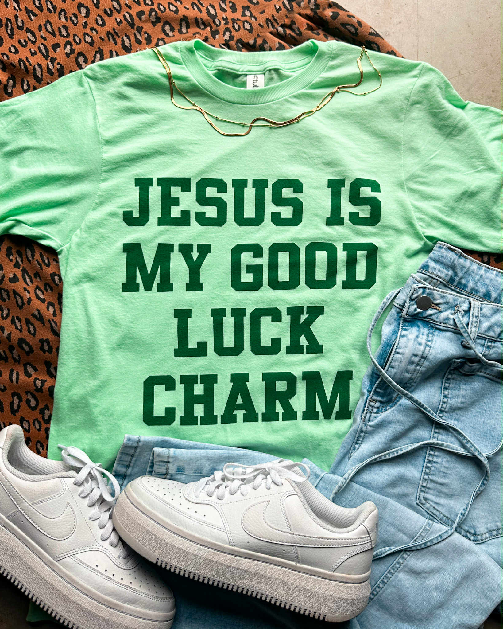 PREORDER Jesus Is My Good Luck Charm Tee