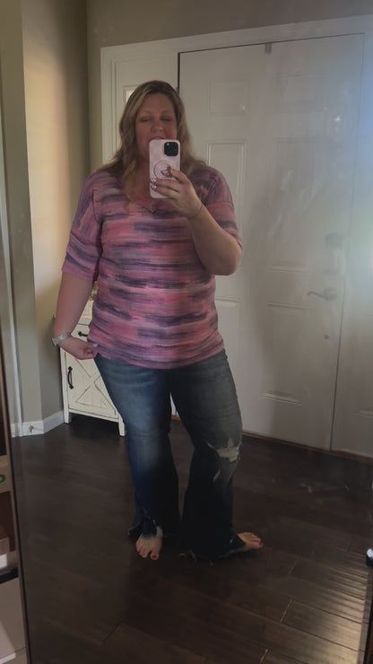 Blakeley Diesel Dark Wash Split Hem Jeans