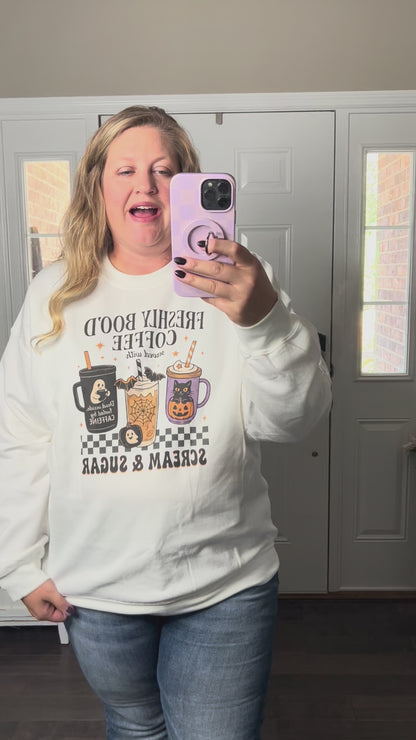 Freshly Boo'd Coffee Sweatshirt