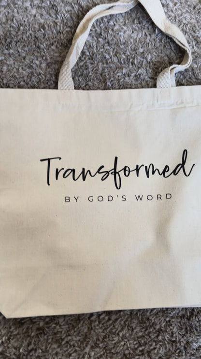 Transformed by God's Word Tote