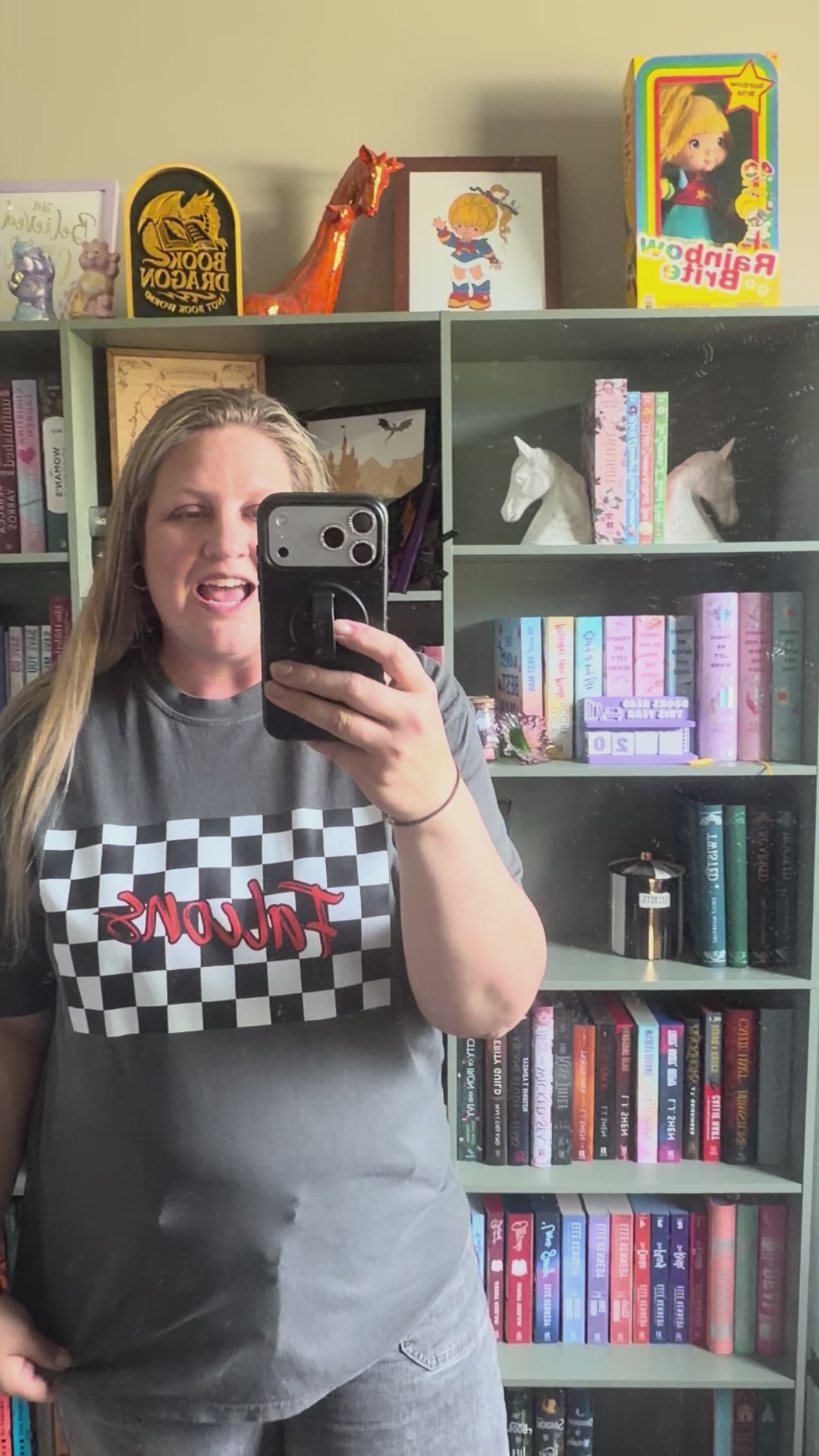 CUSTOM Checkered Spirit Tee