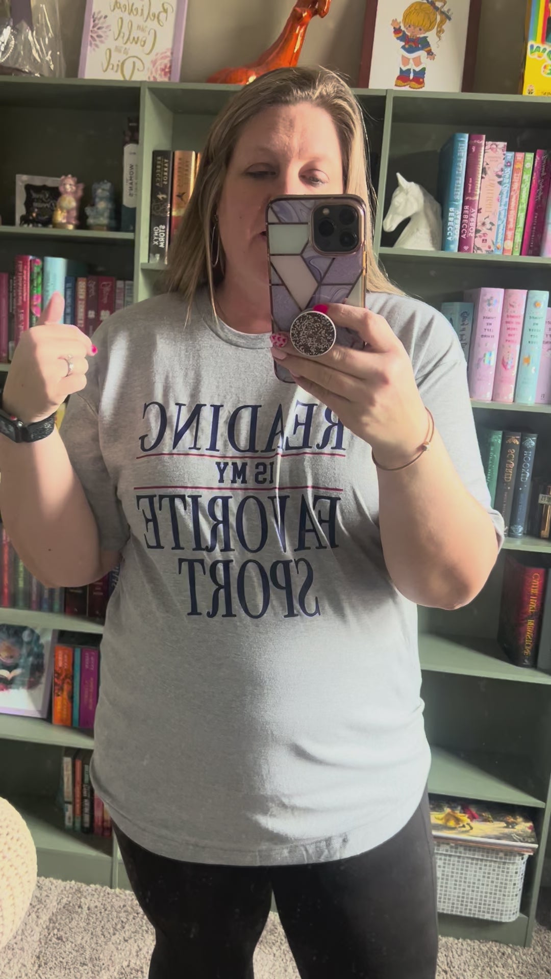 Load video: Reading is my Favorite Sport Tee