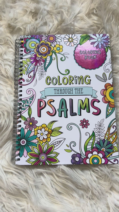 Coloring Through the Psalms Book