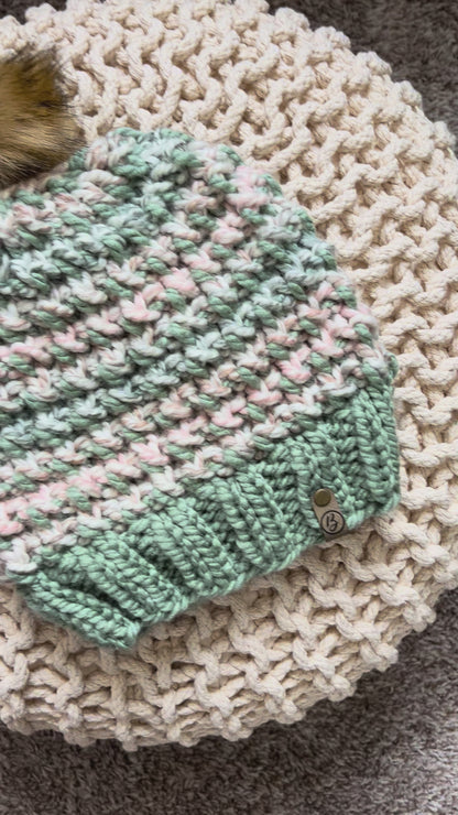 Breckenridge Knit Beanie - Sweet Mint