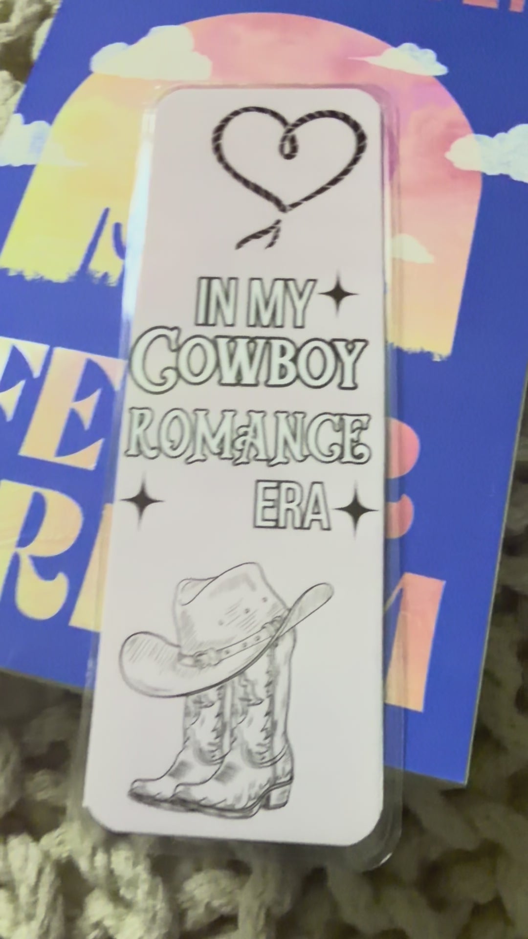 In My Cowboy Romance Era Bookmark