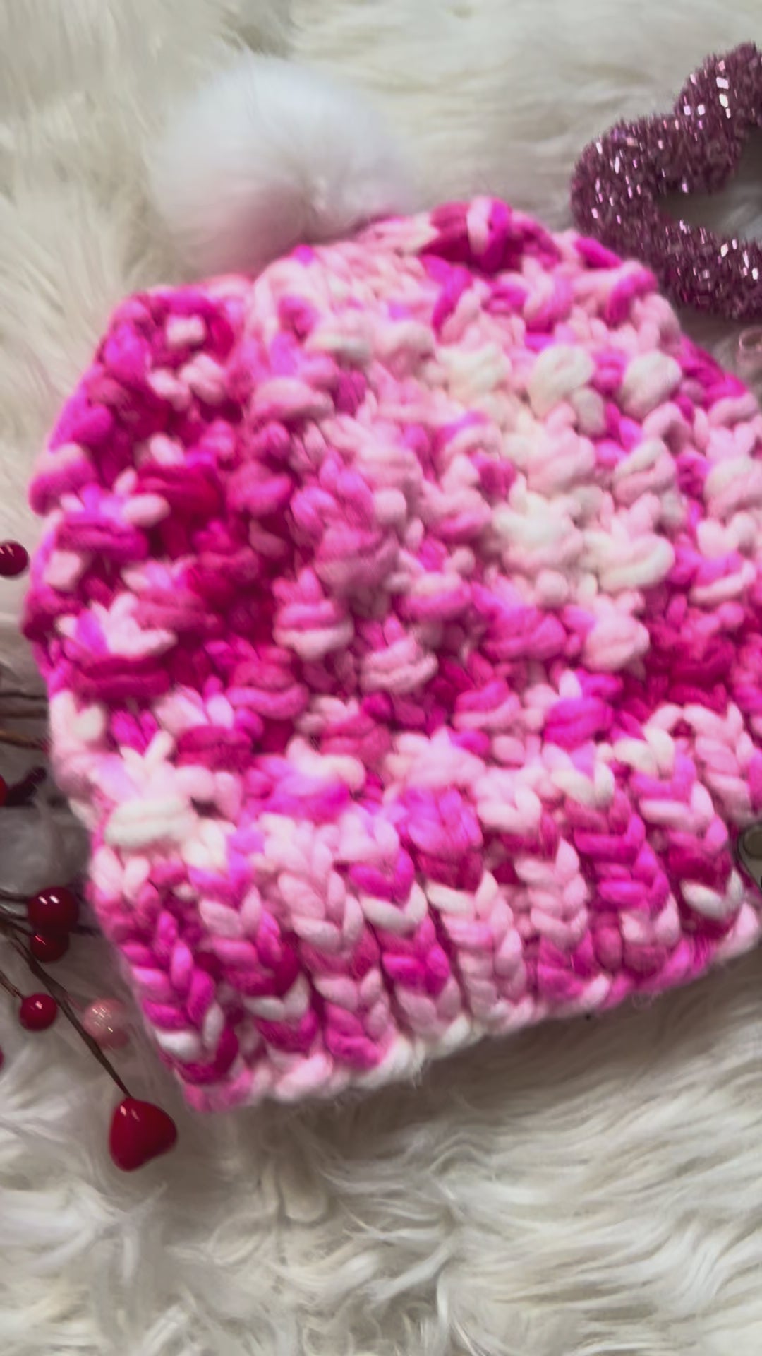 Load video: St. Cloud Beanie - Shades of Pink
