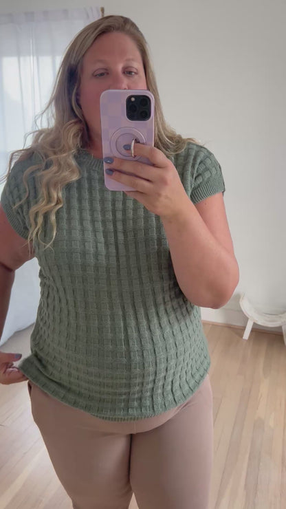 Kelly Knitted Top - Sage