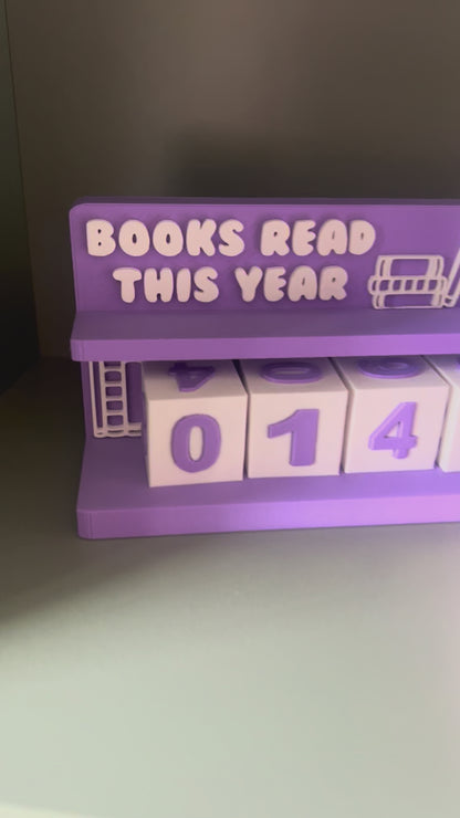 Books Read This Year Tracker - 3 Colors!