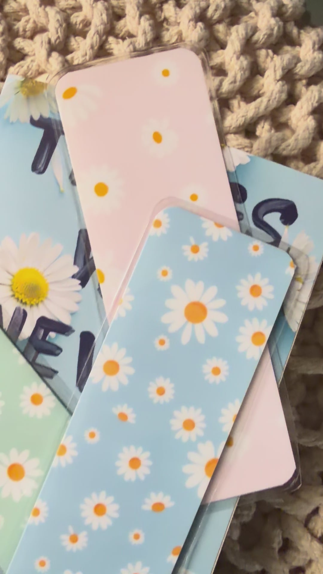 Daisy Bookmark Set