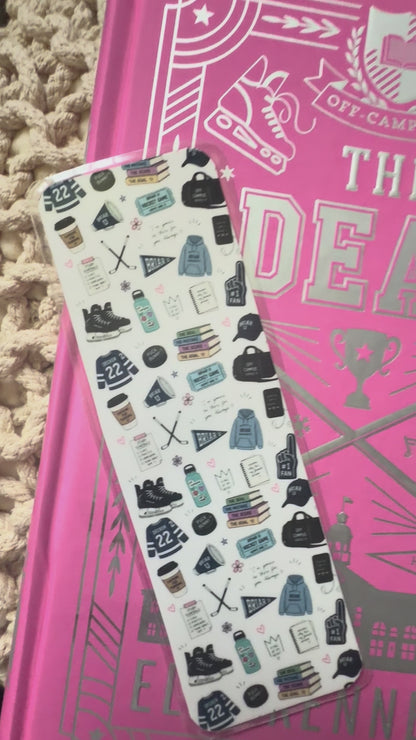 Hockey Romance Bookmark