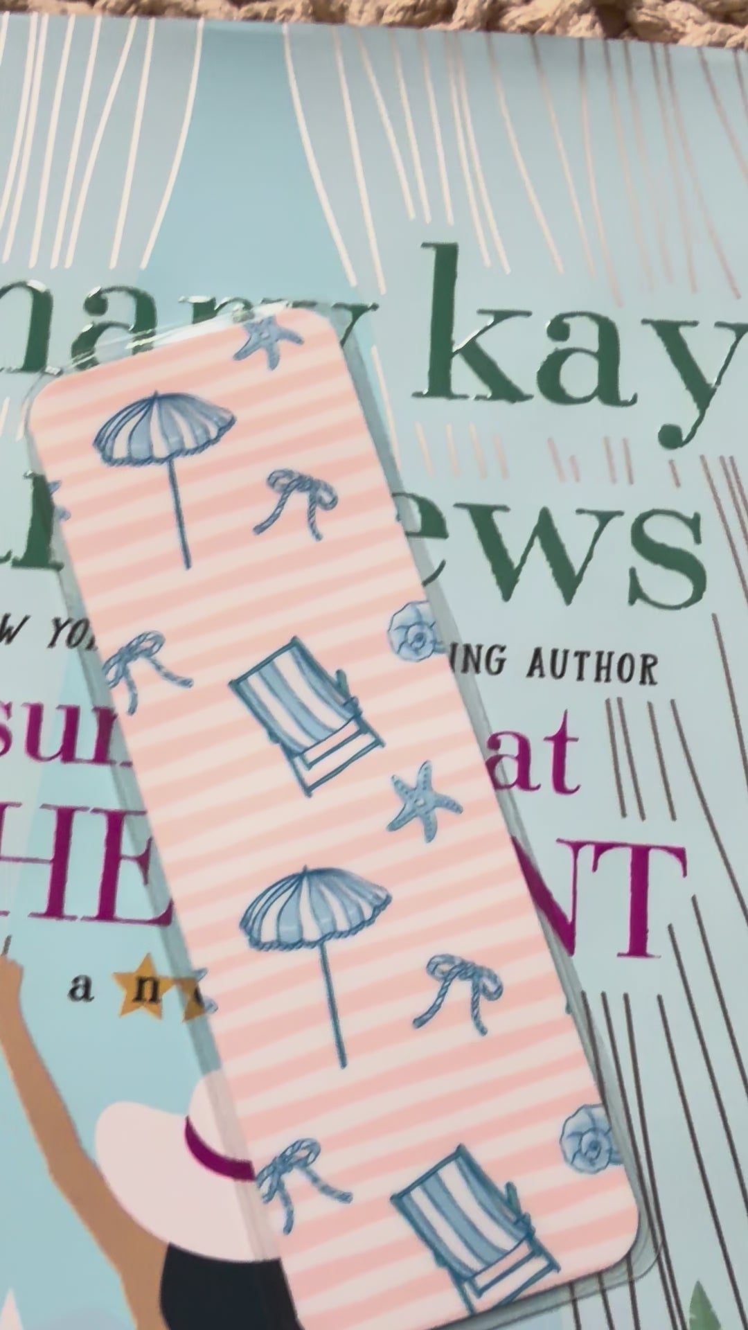 Load video: Coastal Beach Bookmark