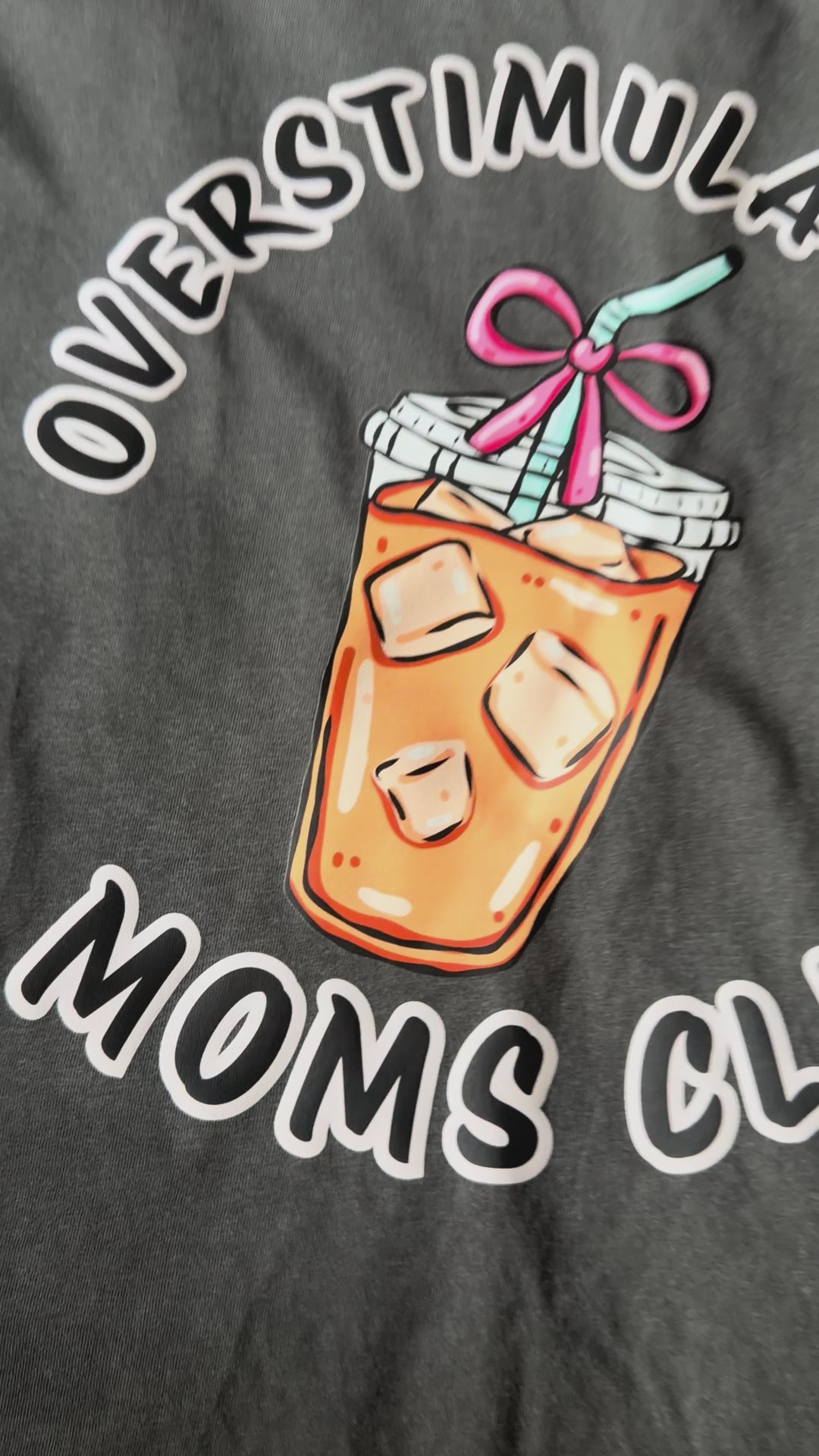 Load video: Overstimulated Moms Club Tee